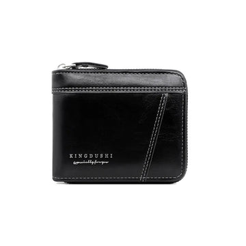 Men’s PU Leather Wallet – Coin, Card & Photo Holder Business Style