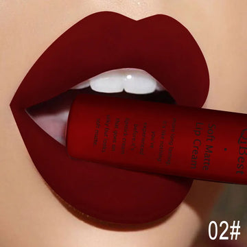 QIBEST Velvet Matte Liquid Lipstick – Waterproof, Long-Lasting