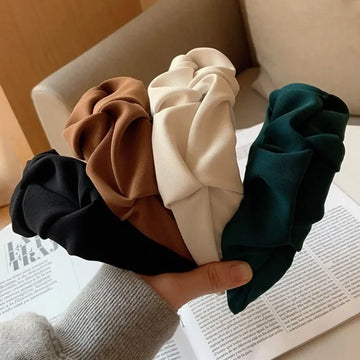 Women’s Fashion Hairband – Wide Solid & Floral Head Hoop