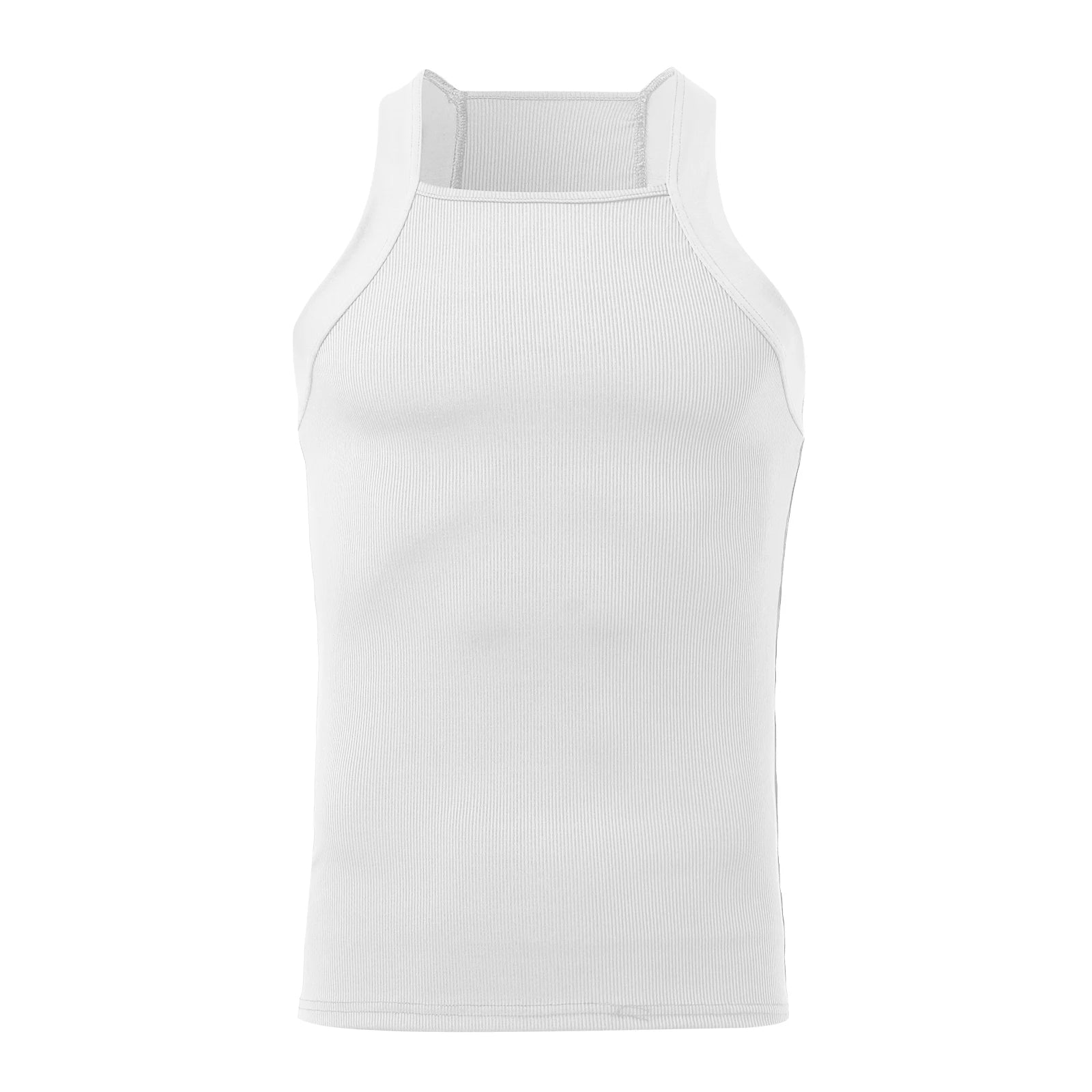 Men’s Sports Tank Top – Slim Fit Sleeveless O-Neck Vest