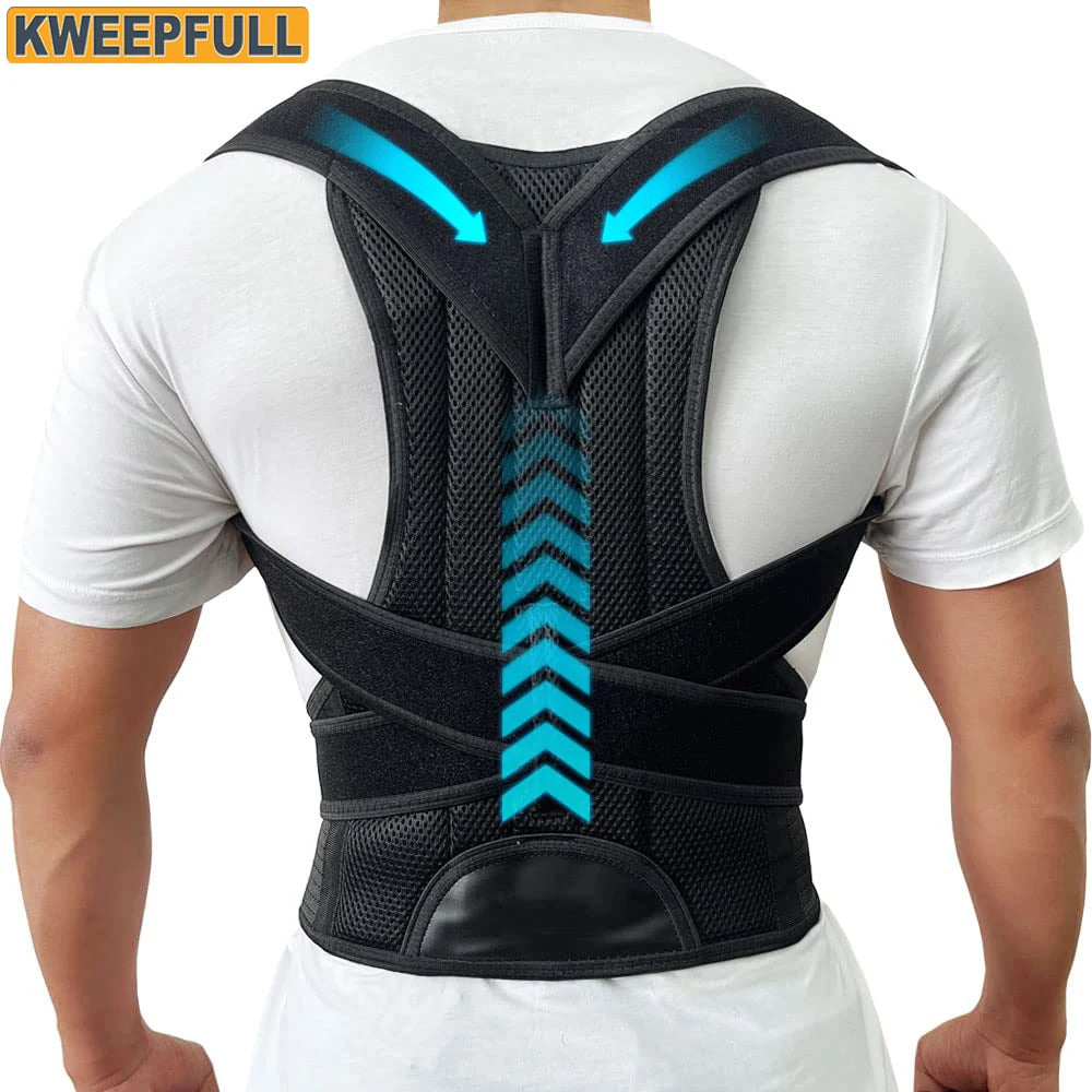 Adjustable Back Posture Corrector – For Men & Women