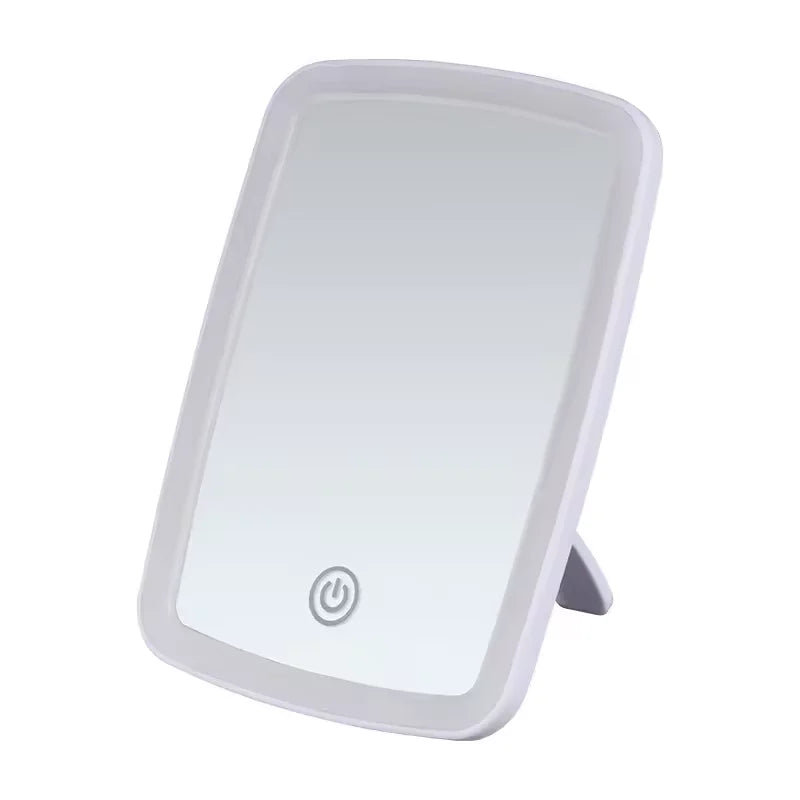 LED Makeup Mirror – Touch-Control Folding Vanity Stand