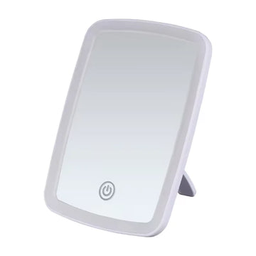 LED Makeup Mirror – Touch-Control Folding Vanity Stand