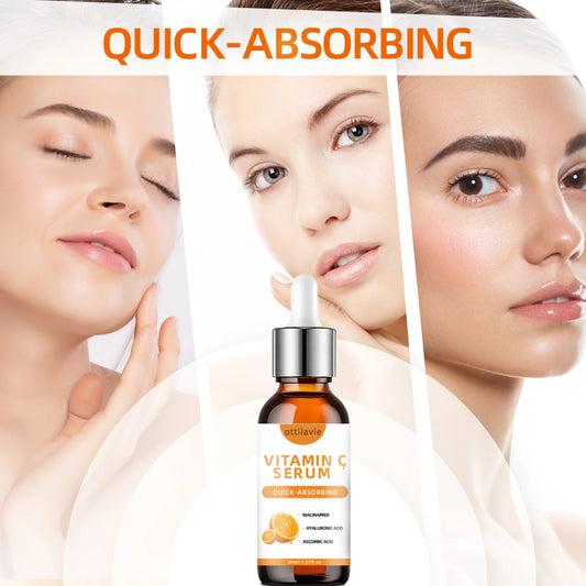 Vitamin C + Hyaluronic Acid Serum – Deep 24-Hour Hydration