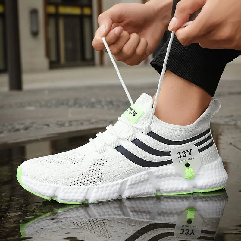Men’s Sport Trainers – Lightweight Breathable Running Shoes