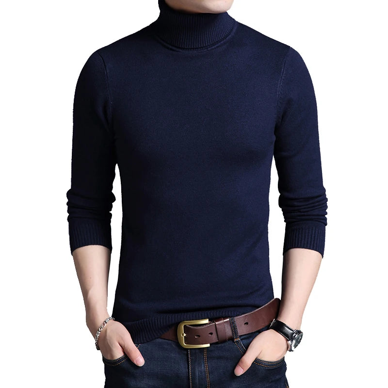 TFETTERS Slim Knit – Men’s Turtleneck Sweater
