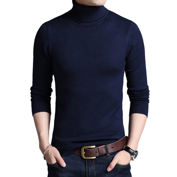 TFETTERS Slim Knit – Men’s Turtleneck Sweater