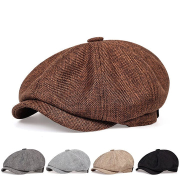 Men’s Newsboy Cap – Retro Lightweight Spring/Summer Beret