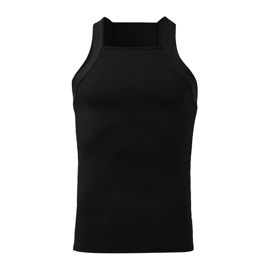 Men’s Sports Tank Top – Slim Fit Sleeveless O-Neck Vest
