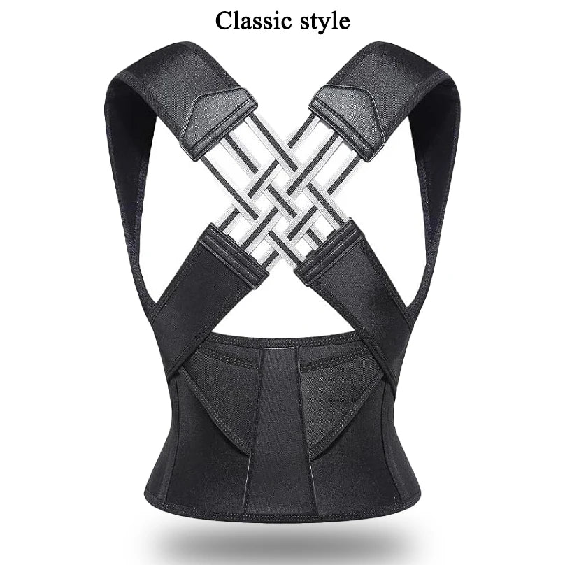 Breathable Back Posture Corrector Brace – For Kids & Adults