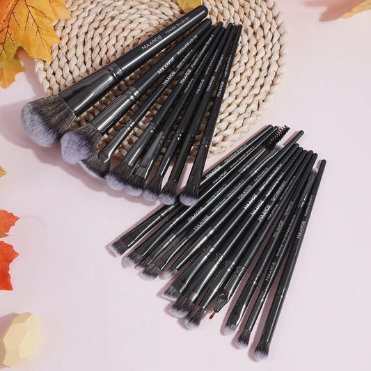 MAANGE 20-Piece Pro Makeup Brush Set – Portable Box