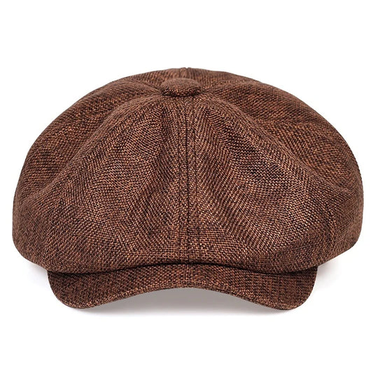 Men’s Newsboy Cap – Retro Lightweight Spring/Summer Beret
